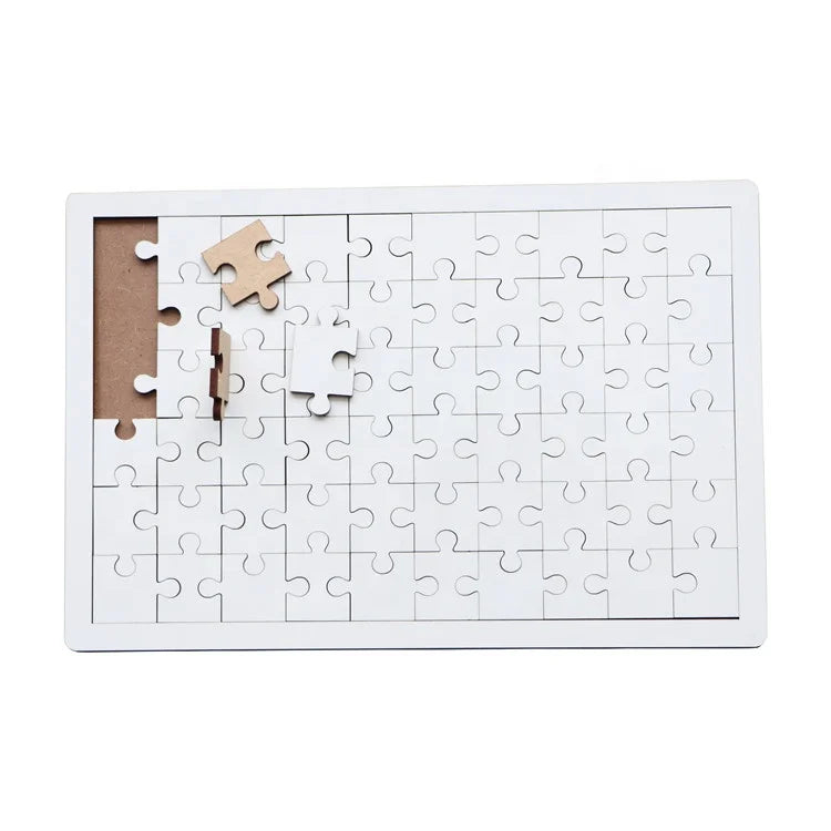 Factory MDFSUB Eco-Friendly Modern Wood Materials Wholesale Custom MDF A4 Sublimation Blank Puzzle Frame Printable Jigsaw Puzzle