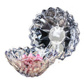 Light Luxury Transparent Crystal Glass Fruit Plate Gift Candy Fruit Plate