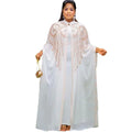 Classic Plus Size Turkey Dresses for African Women Church Africa Dress for Women Luxurious Rhine Stone Moroccan Dress