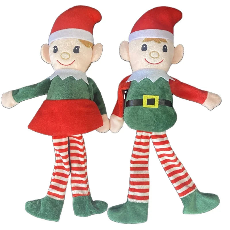 Wholesale Plush Elf Christmas Gifts Cuddly Boys Christmas Elf Plush Doll Super Soft Christmas Plush Elf Toys