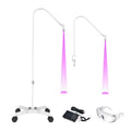 Custom Fast Dimmable UV Lash Extension System Tool with Pedal Eyelash Glue Nail Gel Polish UV Lash Lamp