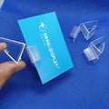 Hookei Plastic Clip on Sign Holder with Magnetic or Tape