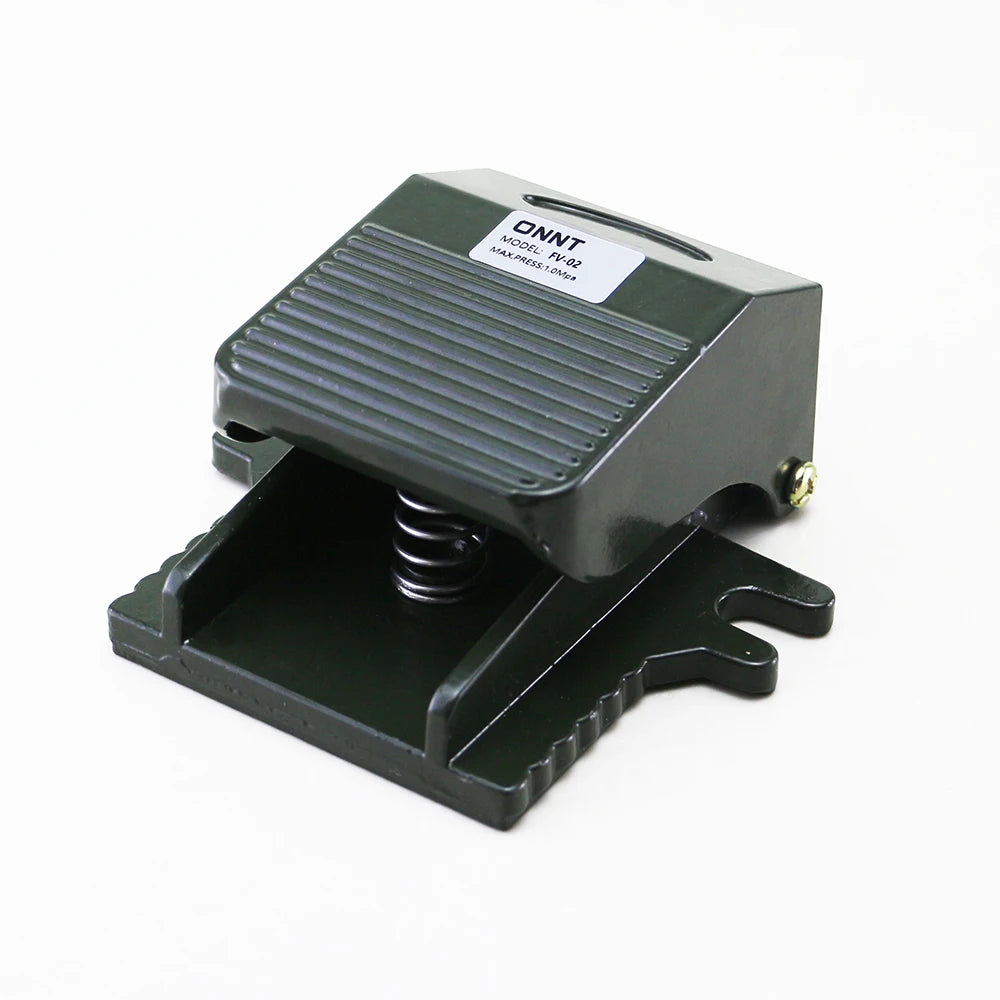 2/2 Way FV-02 Pneumatic Pedal Switch Valve Pneumatic Air Foot Pedal Control Valve 1/4 Inch