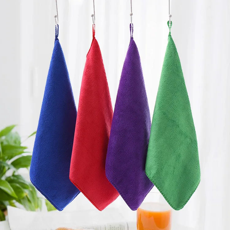 Factory Wholesale Microfiber Hand Kitchen Towel Set Tea Car Drying Towels Car Cleaning Cloth