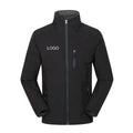 Custom Logo Work Windproof Outdoor Waterproof Soft Shell Quilted Breathable Quick Dry Sailorm Collar Autumn Men's Jacket