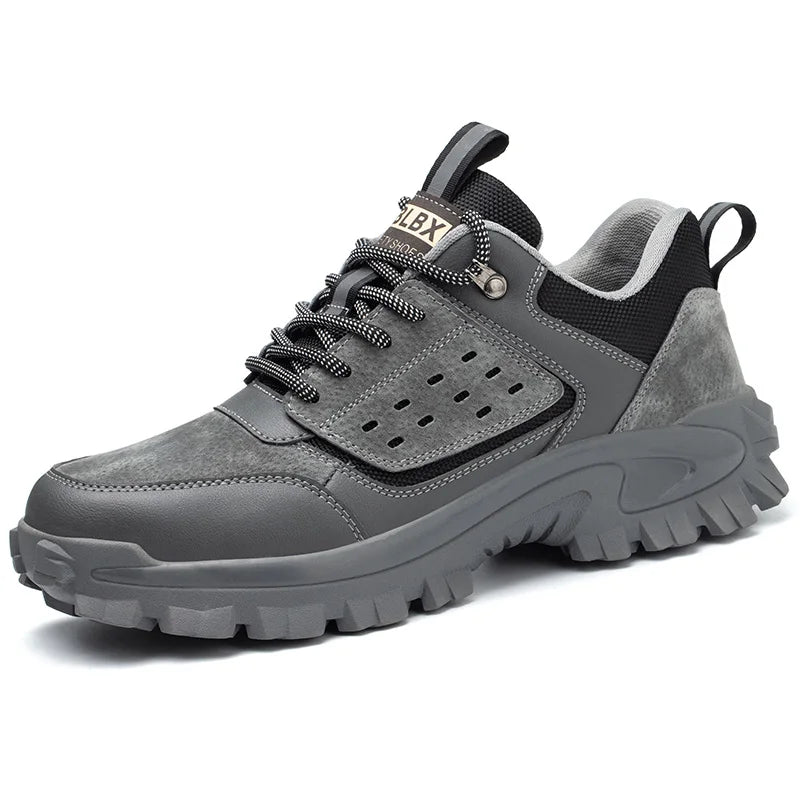 Light Puncture-proof Anti-smash Steel Toe Wear-resistant Anti Sliding Acid Proof Nurse Labor Safety Shoes for Men Industrial