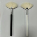Beauty Tool Black Loose Powder Eye Shadow Mask Brushes Makeup Fluffy Soft Natural Bristle Goat Hair Face Fan Brush for Facial