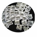 18mm 24mm Simulation Ice Cube Beads Plastic Crystal Beads for Artificial Drinks Craft Bottle Filling