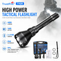 TrustFire T90R High Power Tactical Flashlight 4800LM 1600m Long Distance Rechargeable Torch for Hunting Outdoor Adventure