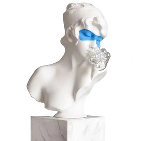 Wholesale Resin Figure Statue Living Room Art Soft Decoration Wholesale Home Decor Blowing Bubble Girl Sculpture Ornament