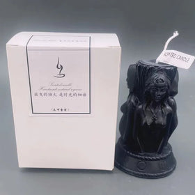 C159 Hot Selling Beeswax Goddess Flame Cross-border Candle for Home Decor Aromatherapy Meditation Diwali & Bars