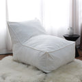 High Quality Pure White Lazy Sofa Custom Color Large Size With Back Bedroom Living Room Bean Bag Lazy Sofa