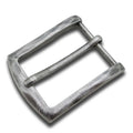 Western Style Water Ripple 40mm Single Bar Comfortable Belts Nickel-Free Metal Buckle for Men's Fashion Casual Jeans