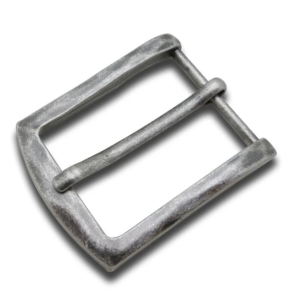Western Style Water Ripple 40mm Single Bar Comfortable Belts Nickel-Free Metal Buckle for Men's Fashion Casual Jeans