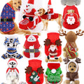 Cute Design Small Big Dog Christmas Pet Supplies Clothes Teddy Cat Cotton-padded Clothing Funny Autumn and Winter Santa