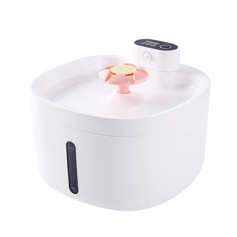87oz/2.6L Wireless Sensor Pet Water Fountain Wireless Battery Operated Cat Water Fountain with Wireless Pump