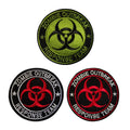 Zombie Outbreak Response Team Embroidery Patches Sew on Iron Hook and Loop Logo Customization