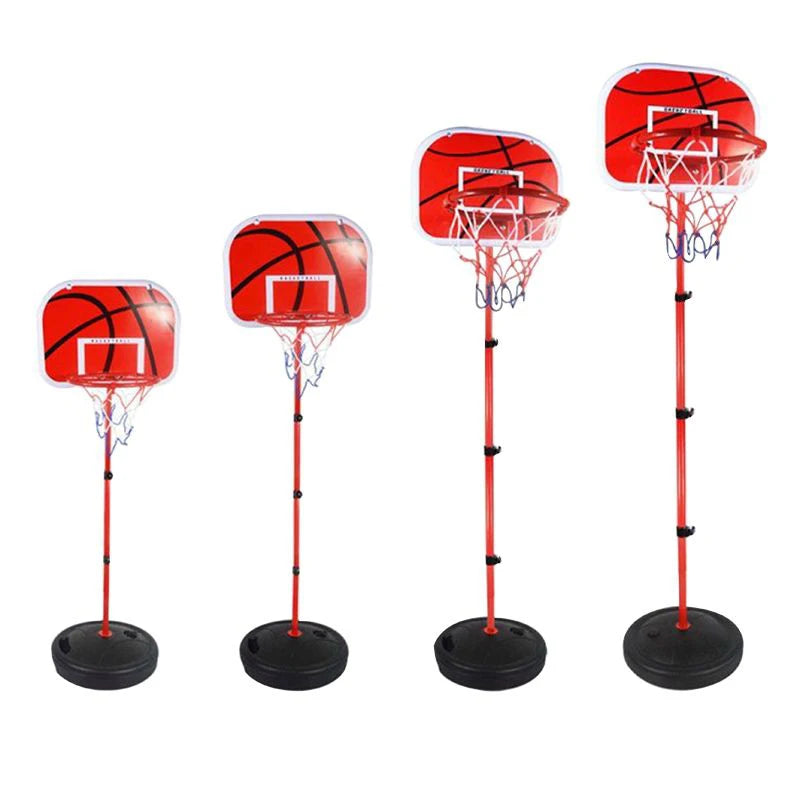Outdoor Indoor Mini Basketball Hoop for Kids with 16" Backboard PE Material Weatherproof Nylon Net