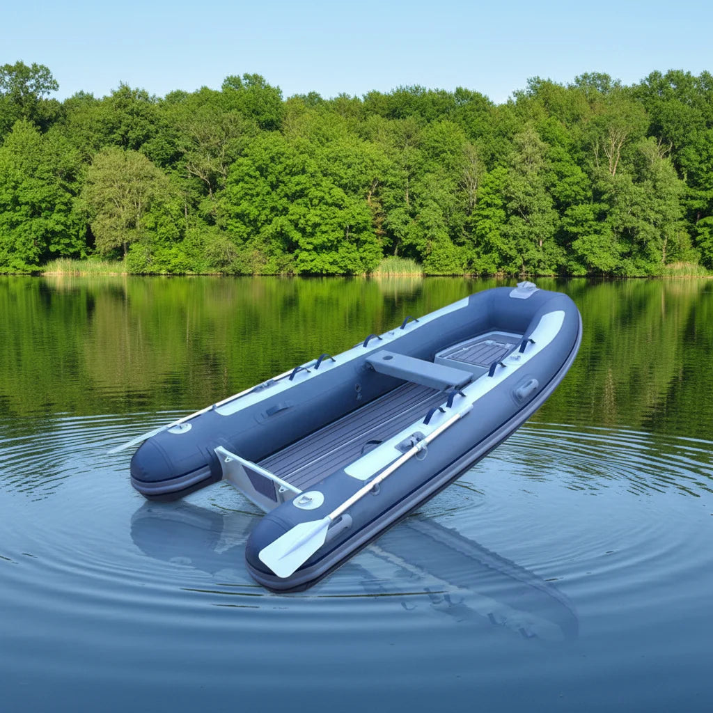 11ft Rhib340 Hypalon/PVC Aluminum RIB Inflatable Boats Small Fishing Dinghy