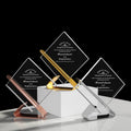 Adl Classic Metal Honor Cup Personalized Crystal Trophy Awards Sports Events Annual Service Awards Three Colors Glass Souvenirs