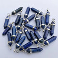 HY Popular Memento Natural Rock Stone Gemstone Crystal Pendulum for Healing