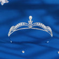 Korean Style Pearl Small Crown Alloy Rhinestone Simple Bridal Headdress Princess Crown Wedding Dress Accessories Wholesale
