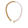 OT Fashionable and Charming Stainless Steel Necklace with Zircon Geometric Design High Quality Jewelry for Anniversary