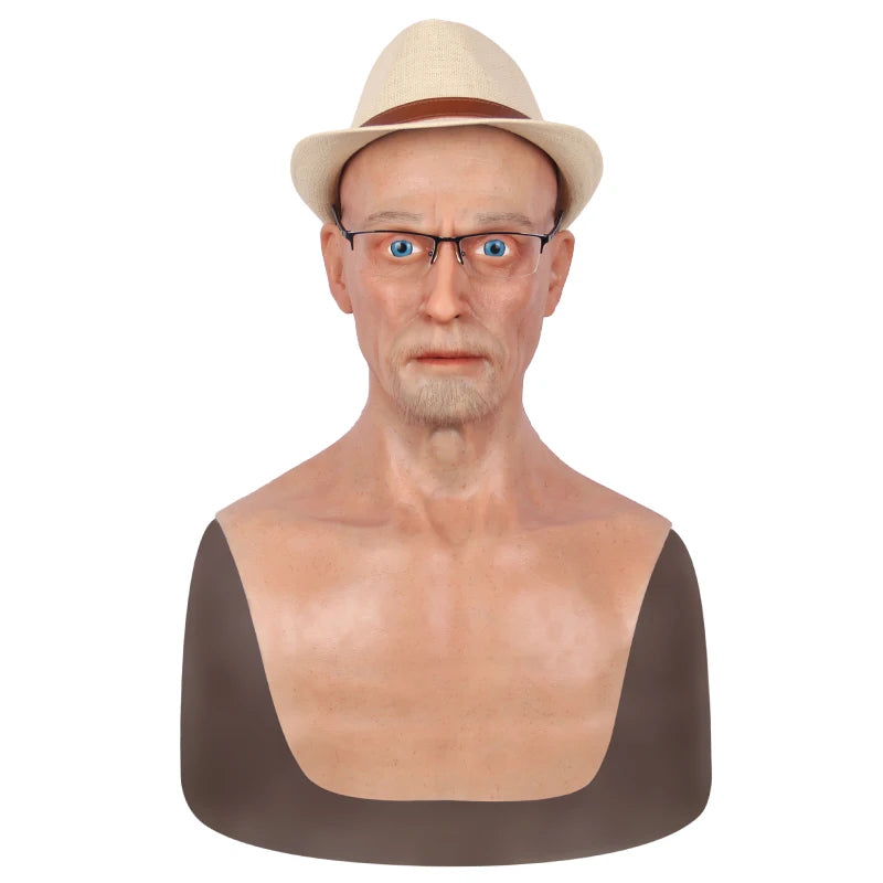 Factory Direct Sales Realistic Silicone Male Mask for Crossdresser Cosplay Costume Party