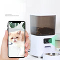 5L Automatic Pet Feedercustomizable Feeding Times and Amounts Feeders Timed Cat Feeder With Stainless Steel Bowl Animal Feeders