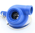 TURBOOST Blue Turbo Keychain - Perfect Gift for Car Enthusiasts & Tuning Fans