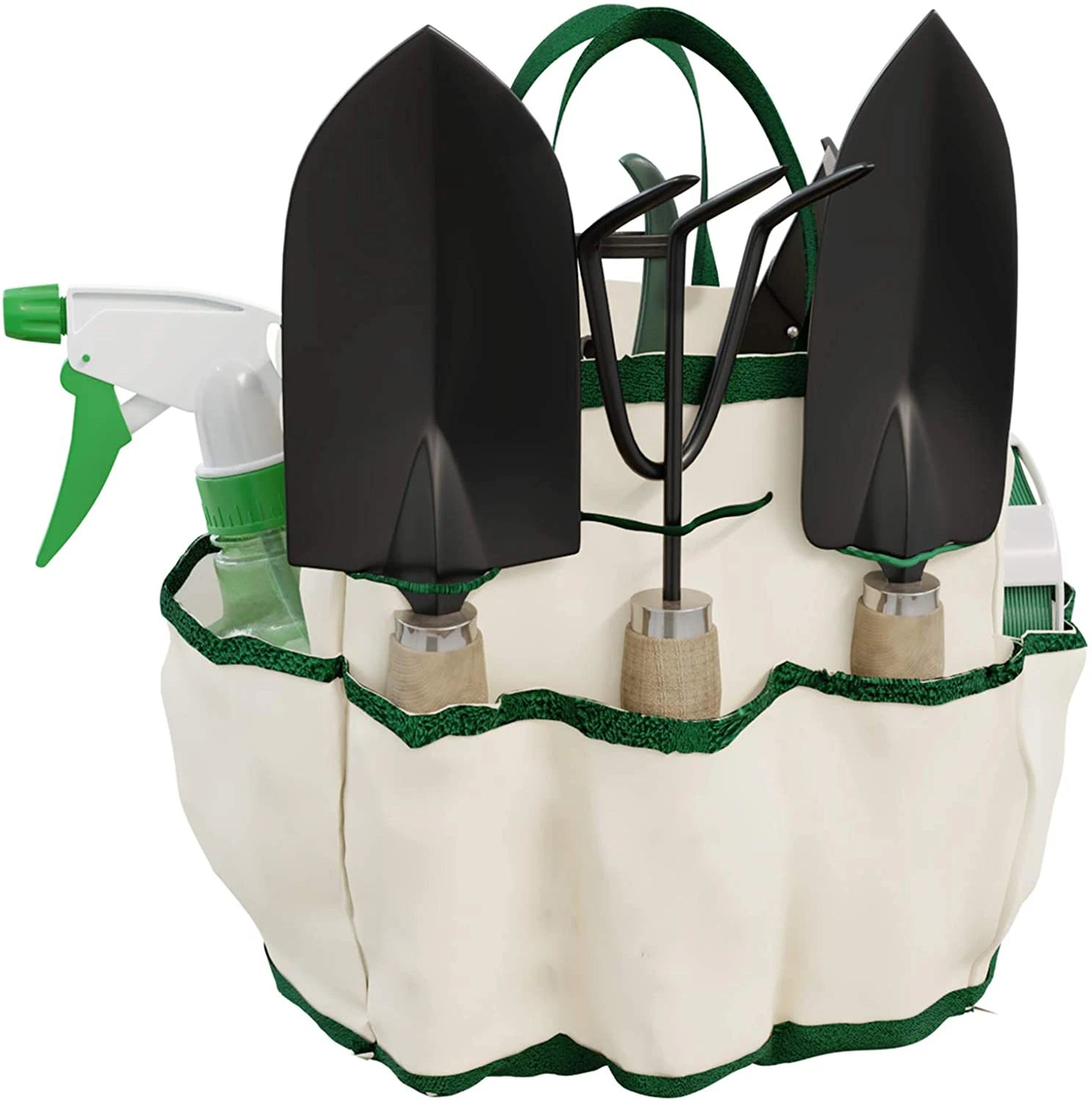 8 Pcs Carbon Steel Trowel Rake Garden Tool Set Heavy Duty DIY & Industrial Grade with Storage Bag Customizable OEM Support