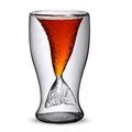 Mermaid Double Wall Glass Creative Cocktail Cup Fish Tail Shape Double Wall Cocktail Glasses