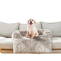 Customization Solid Cloth Pet Sofa Long Plush Waterproof Dog Couch Cover Pet Mattress Removable Washable Cushion Pet Bed