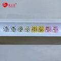 Wuzhou Gem Aaaaa Cubic Zirconia Loose Gemstone Colorful square Octagon Princess Cut Cubic Zirconia for Jewelry Making