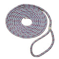 in Stock Solid Polyester 24mm Dock Line Double Braided Marine Nylon Rope for Packing for Marine Use