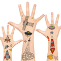 Cosmic Space Series Custom Temporary Waterproof Tattoo for Kids Body Arms Tattoo/tattoo Sticker