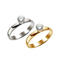 Cross Border Stainless Steel Ring Inner and Outer Diamond Couple Titanium Steel Ring