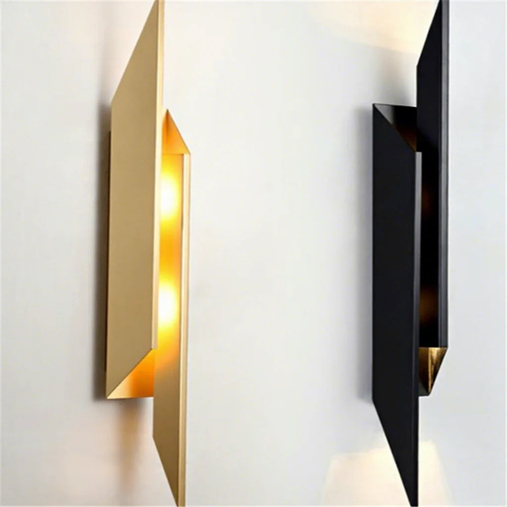 Post-modern Iron Wall Lamp Nordic Designer Bedroom Bedside Lamp Creative Hallway Art Decor Led Wall Light
