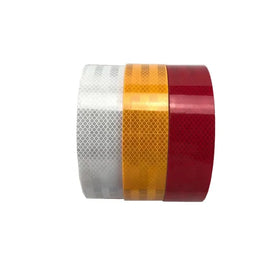 White Red Yellow Reflective Tape for Cars PET Material Warning Use
