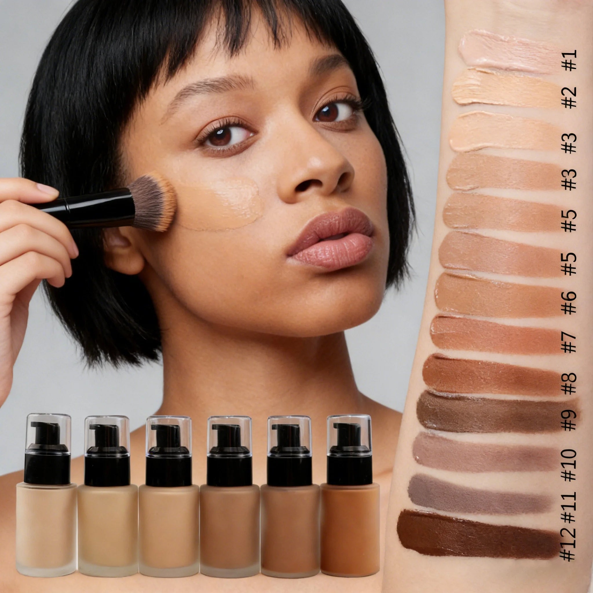 Professional Miss Rose Liquid Foundation Base Liquida Personalizada