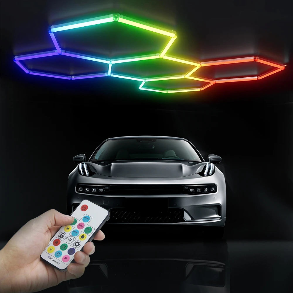 High Quality Hexagonal Smart Custom Led Tube Rgb Gym Hexagon Light