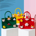 Felt Doll Gift Bag Wedding Gift Felt Beach Bag Handbags Cartoon Girls Gift Bags