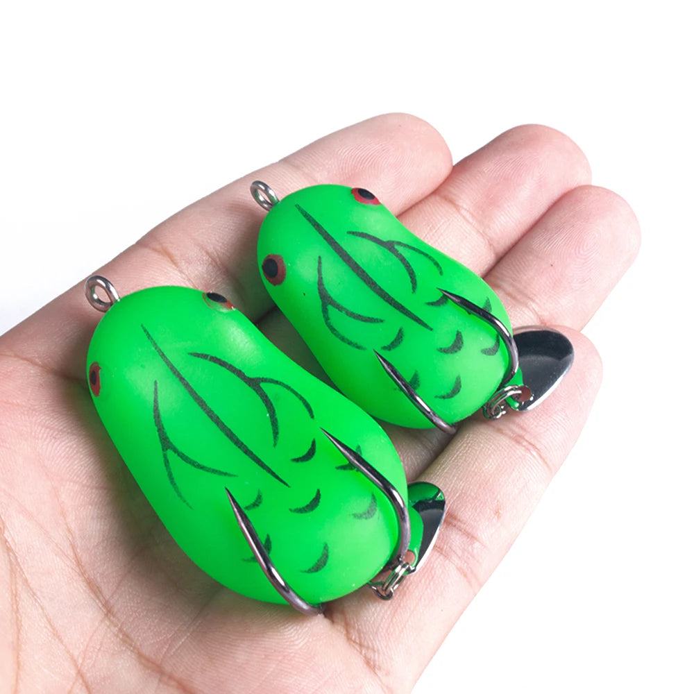 Factory Price 4.2cm 7.8g Soft Fishing Frog Lure Artificial Bait Topwater Wobblers Mini Frog Bait