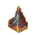 Bismuth Tower Pyramid Shaped Rainbow Bismuth Ore 30 g to 220 g Wholesale