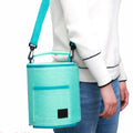 Large Insulated Thermal Bag with Zipper Reusable Grocery Shopping Bags Collapsible Lunch Foldable Cooler Bags