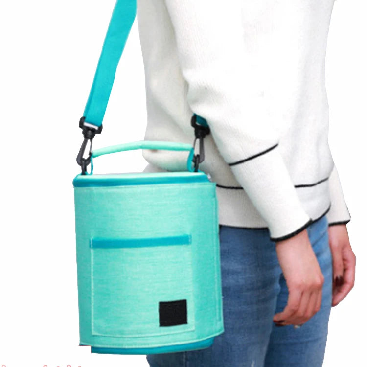 Large Insulated Thermal Bag with Zipper Reusable Grocery Shopping Bags Collapsible Lunch Foldable Cooler Bags