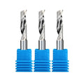 Jinchuan Single 1 Flute Spiral Carbide Germany Aluminum Coated End Mill Cutting Wood Acrylic PVC MDF 3.175mm Customizable