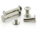 M4 M5 Nickel Plated Steel Account Book Chicago Binding Rivet Screws MegaBDM