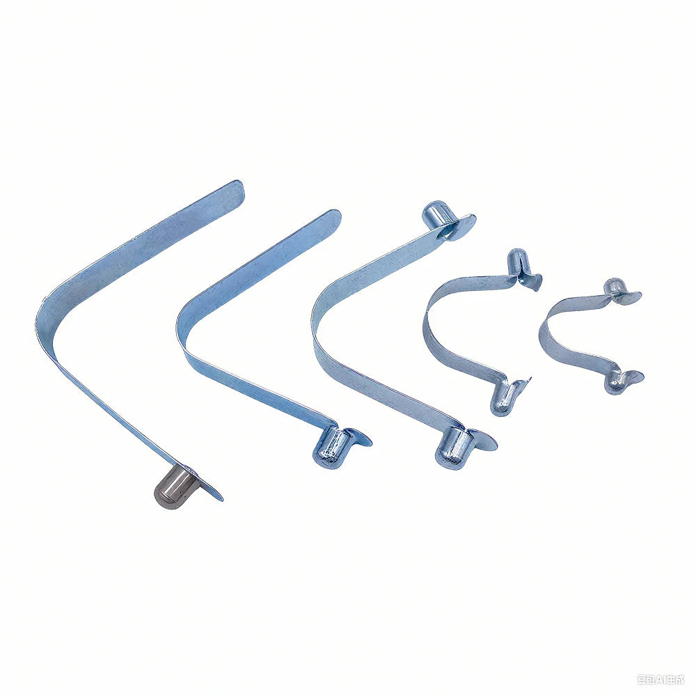 Wholesale Push Button Spring Clips for Hoops Spring-loaded Button Clip Push-to-release Spring Clip Snap Button Spring Clip