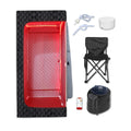 Red Light Portable Steam Sauna Box for Home Sauna House Corner Outdoor & Indoor Steam Infrared Sauna Room